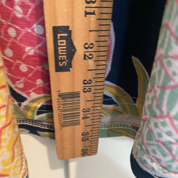 Simply Southern Dress Women Small Navy Blue Pineapple Tunic Stretch Preppy Beach - Picture 7 of 11